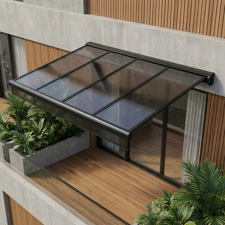 Toldo de Policarbonato Alveolar — Toldos e Esquadrias