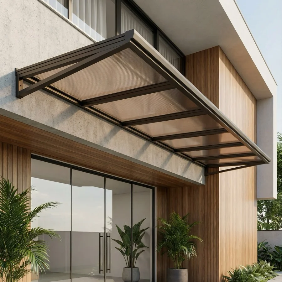 Toldo de Policarbonato Alveolar — Toldos e Esquadrias